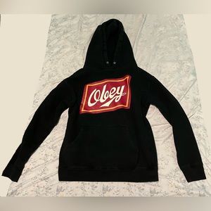 OBEY Black Hoodie Streetwear